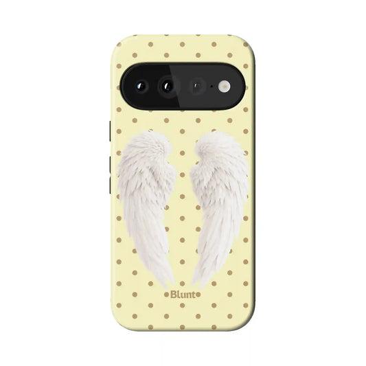 Butter Polka Wing Pixel Case