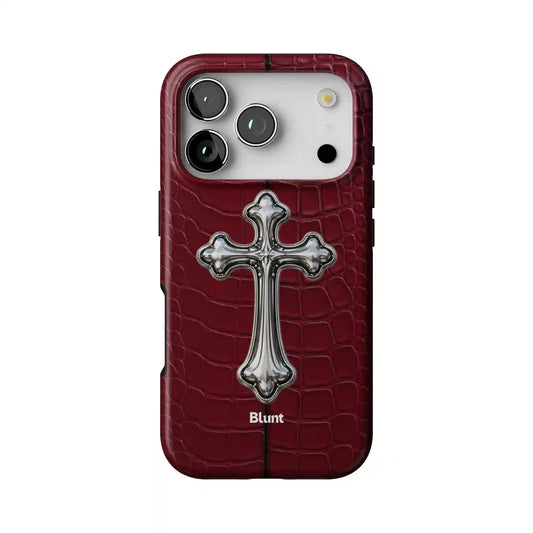 Crimson Crux iPhone Case