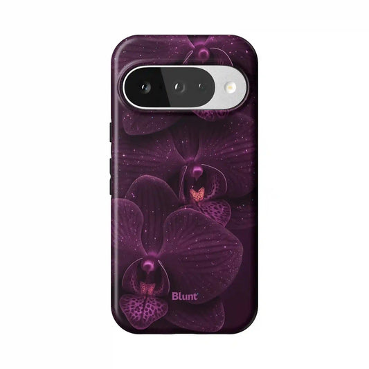 Violet Orchid Pixel Case