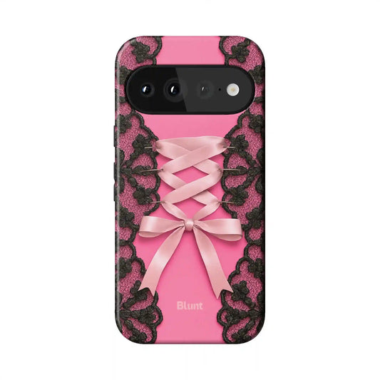 Pink Corset Pixel Case