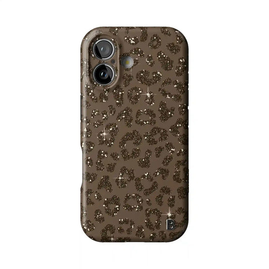 Brown Cheetah Print Statement iPhone Case