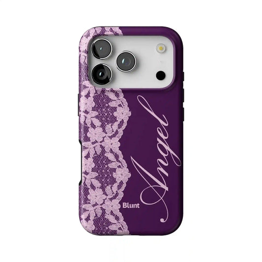 Purple Lace Angel iPhone Case