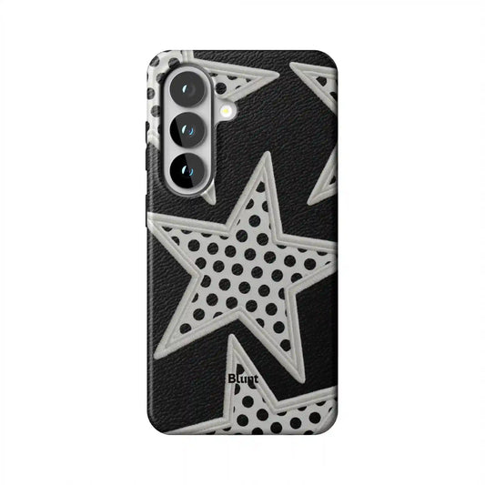 Noir Polka Star Samsung Case