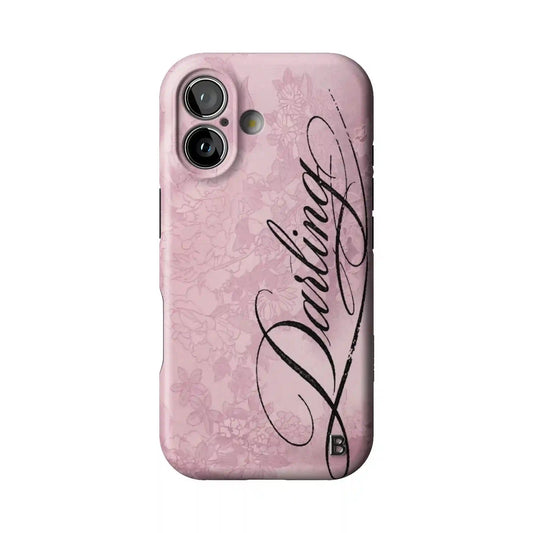 Blush Laced Darling Statement iPhone Case