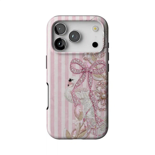 Striped Grace iPhone Case