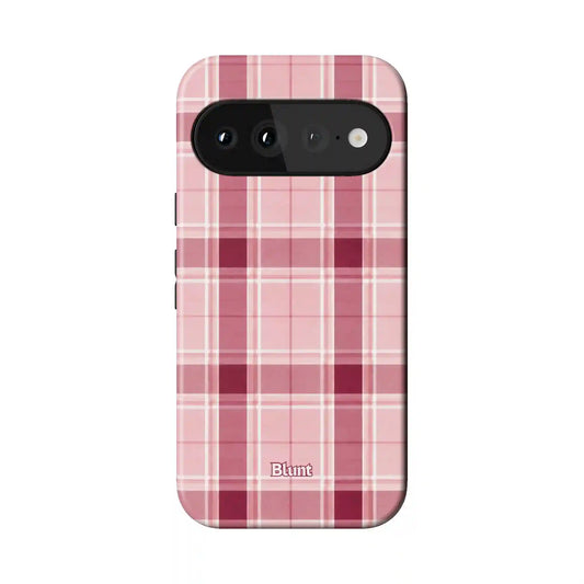 Plaid Mauvin Pixel Case