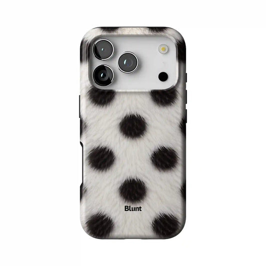 Polka Fuzz iPhone Case