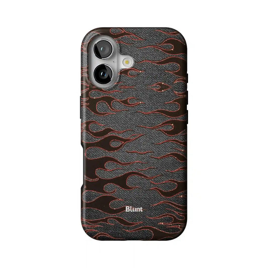 Steel Flame iPhone Case