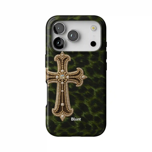 Green Saint Bling iPhone Case