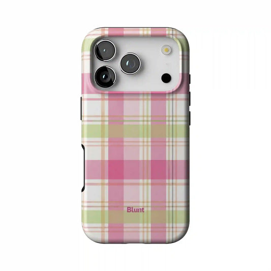 Plaid Strawbs iPhone Case