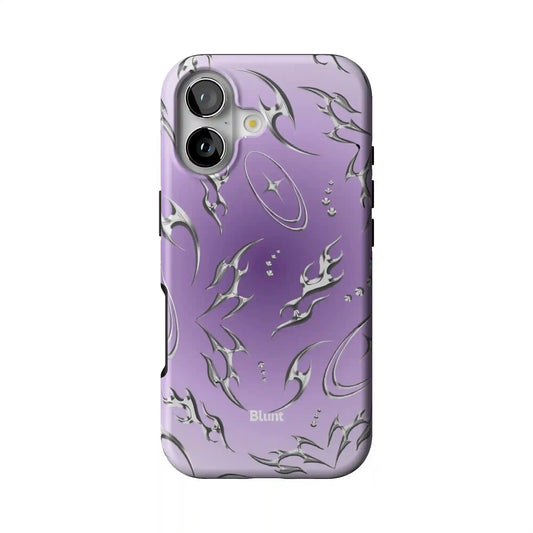 Purple Cyber iPhone Case
