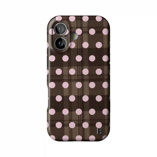 Choco Dottie Statement iPhone Case