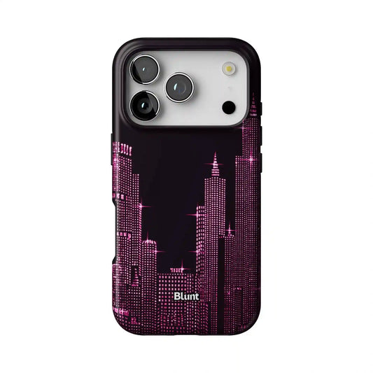 Pink NYC Skyeline iPhone Case
