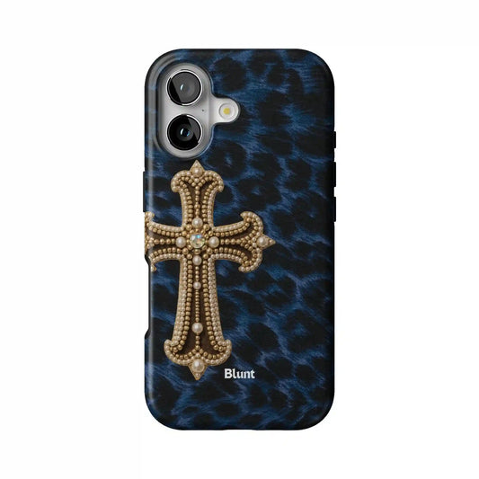 Blue Saint Bling iPhone Case