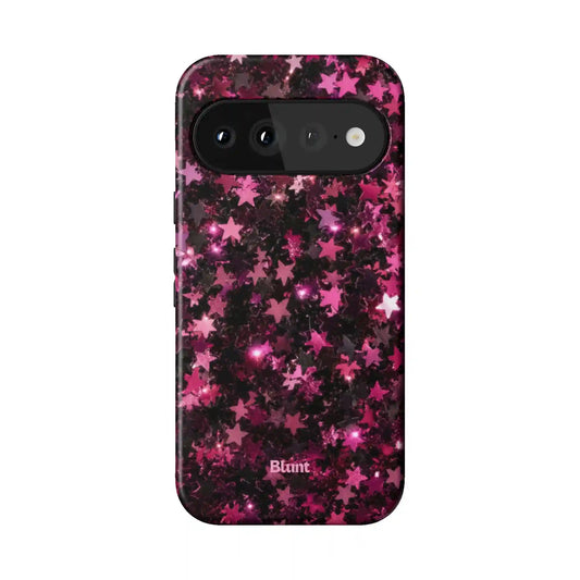 Pink Cosmic Pixel Case