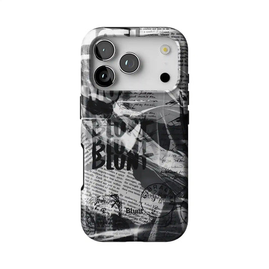Black Love Letter iPhone Case