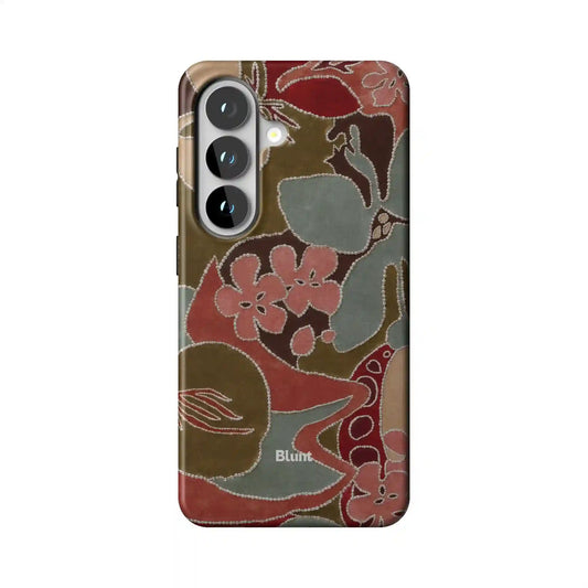 Floral Fiber Samsung Case