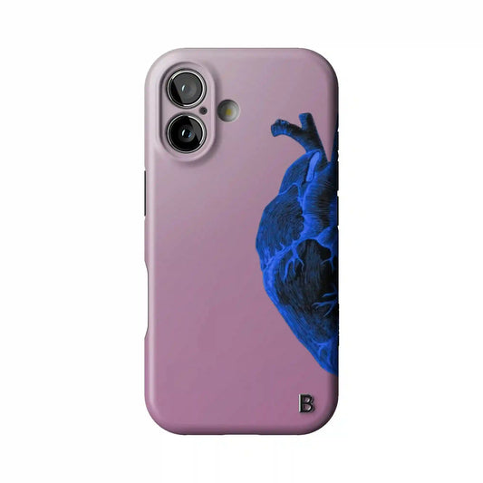 Anatomy Heart Blue Statement iPhone Case