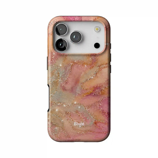 Peachy Marble iPhone Case
