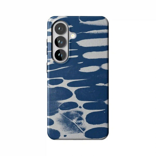 Navy Noir Abstract Samsung Phone Case