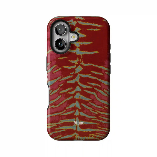 Crimson Veins iPhone Case