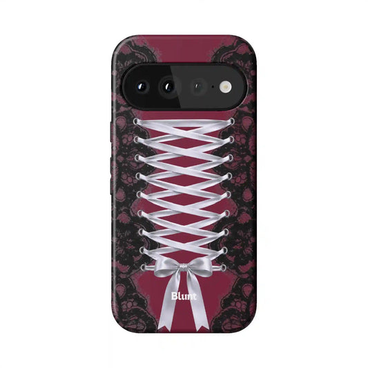 Mrs Burgundy Pixel Case