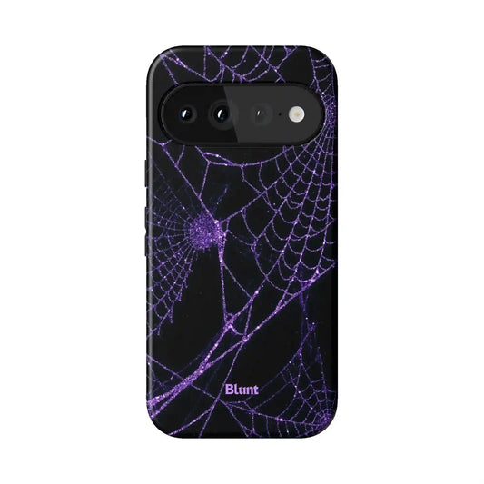 Purple Web Pixel Case