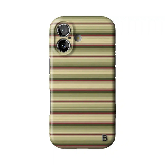 Verdant Stripe Statement iPhone Case