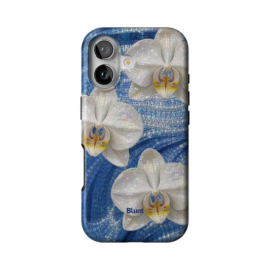 Bluelit Orchid iPhone Case
