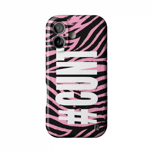 CXNT Pink Zebra Statement iPhone Case