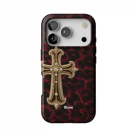 Red Saint Bling iPhone Case