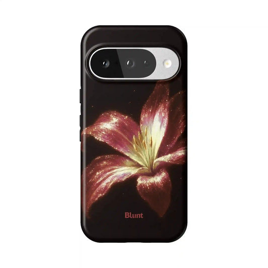 Crimson Lilly Pixel Case