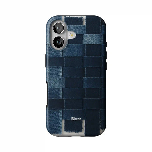 Indigo Weave iPhone Case