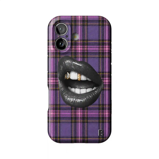Talking Plaid Statement iPhone Case