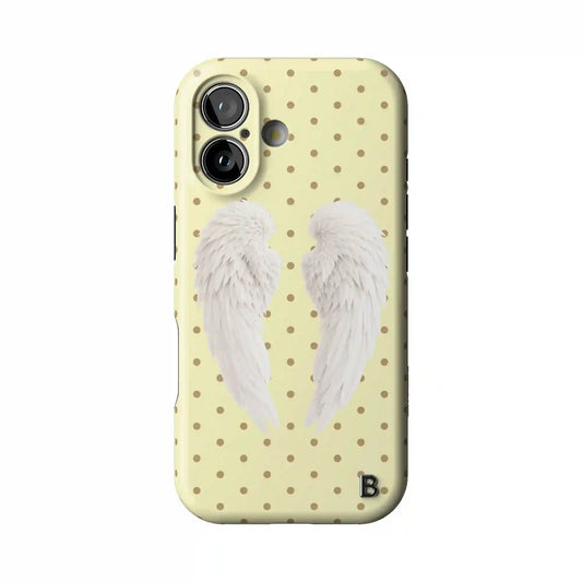 Butter Polka Wing Statement iPhone Case