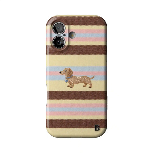 Banana Blonde Doxie Statement iPhone Case
