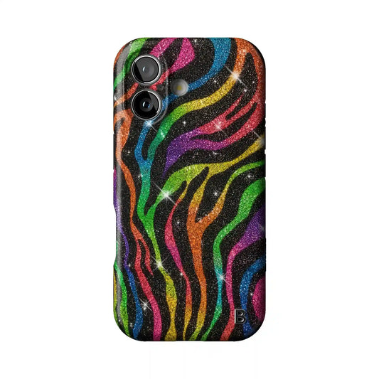 Striped Aura Statement iPhone Case