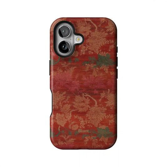 Crimson Tapestry iPhone Case